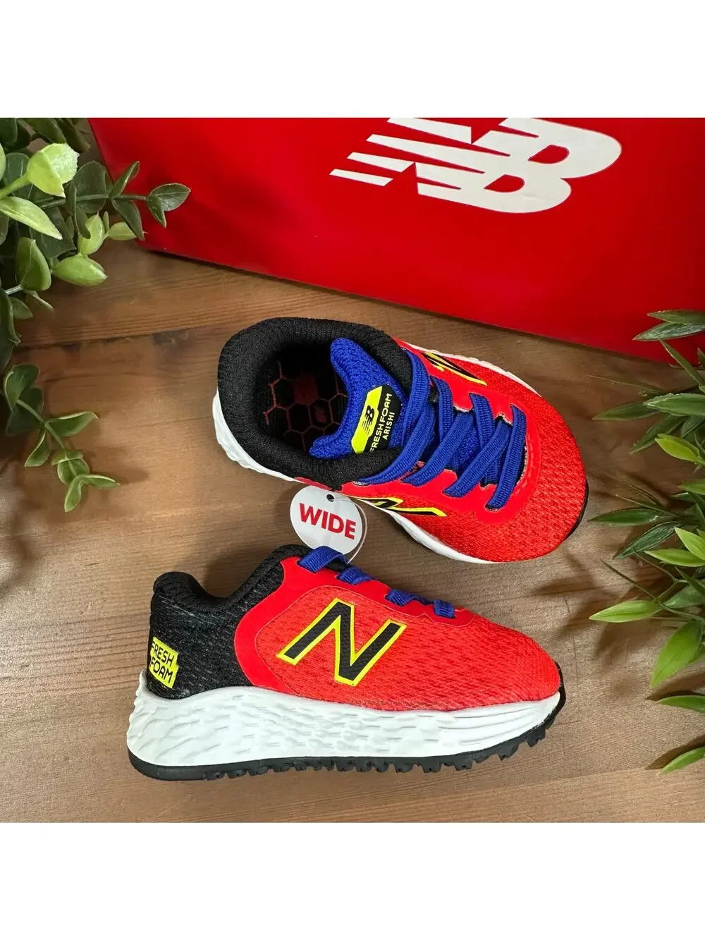 New Balance Kid's Fresh Foam‎ Arishi V2 Bungee Running Shoes Baby Size 2 Wide